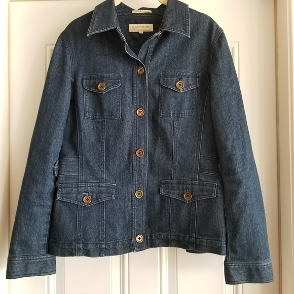 JONES NEW YORK SPORT STRETCH JEAN JACKET - Picture 2 of 6